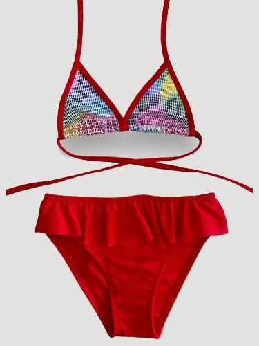 Kız Bebek Bikini Takımı
