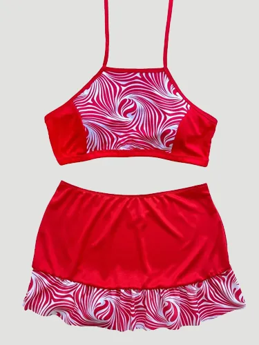 Garson Etekli Bikini Takımı