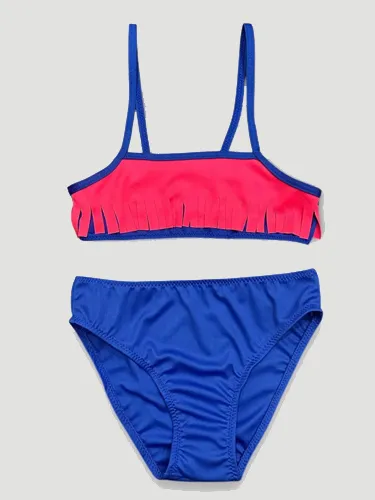 Kız Çocuk Etekli Bikini Takımı