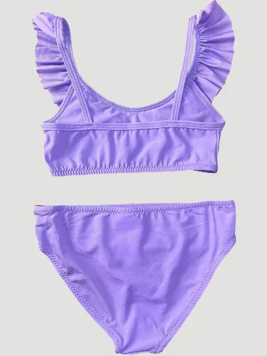 Kız Çocuk Puantiyeli Bikini Takımı