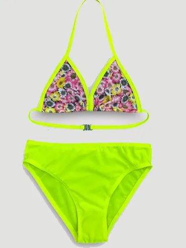 Kız Çocuk Fırfırlı Etekli Bikini